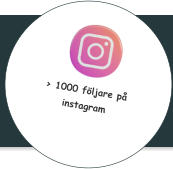 > 1000 följare på  instagram