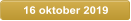 16 oktober 2019