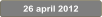 26 april 2012