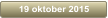 19 oktober 2015