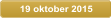 19 oktober 2015