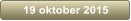 19 oktober 2015