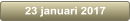 23 januari 2017