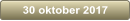 30 oktober 2017