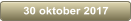 30 oktober 2017