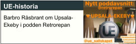 UE-historia Barbro Råsbrant om Upsala-Ekeby i podden Retrorepan