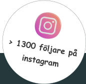 > 1300 följare på  instagram